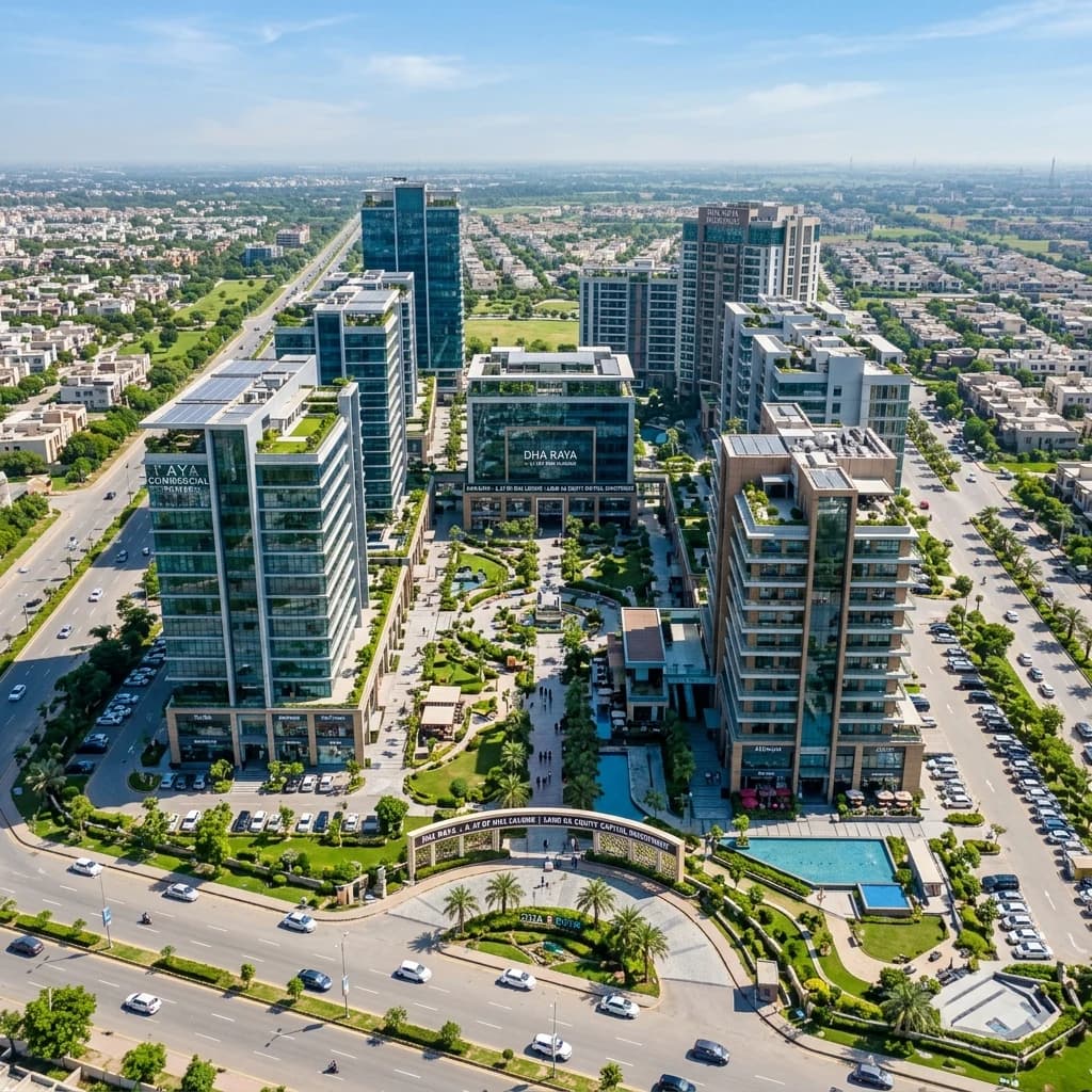 Commercial real estate footprint and infrastructure development site